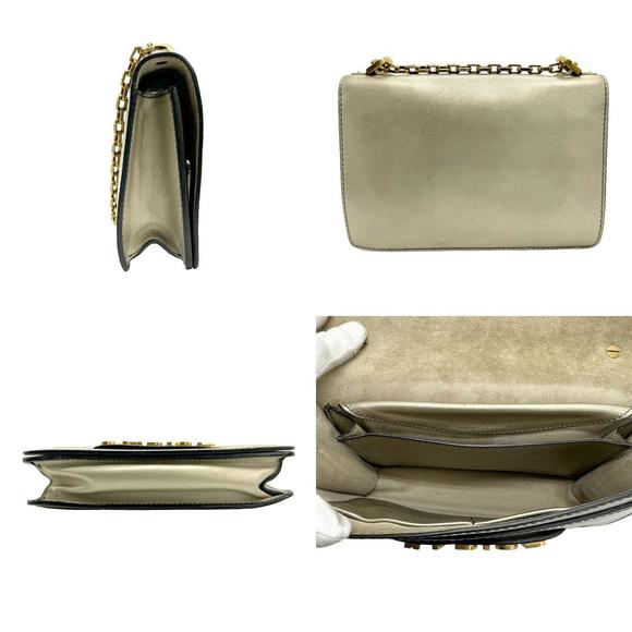Dior Bag JA  Christian Shoulder Metal  Leather - Picture 1 of 5